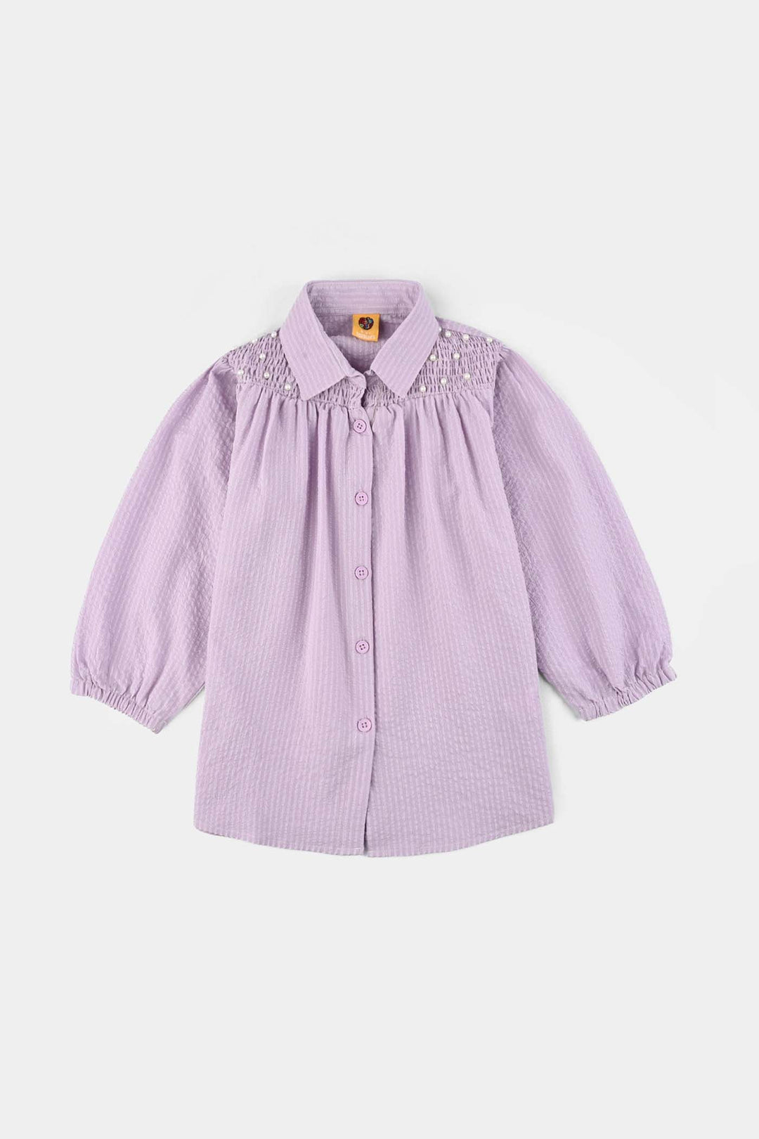 Girls Poly Jersey Top Lavender Love-Purple