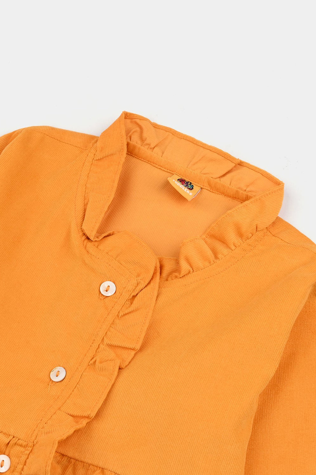 Girls Poly Jersey Casual Top - Yellow