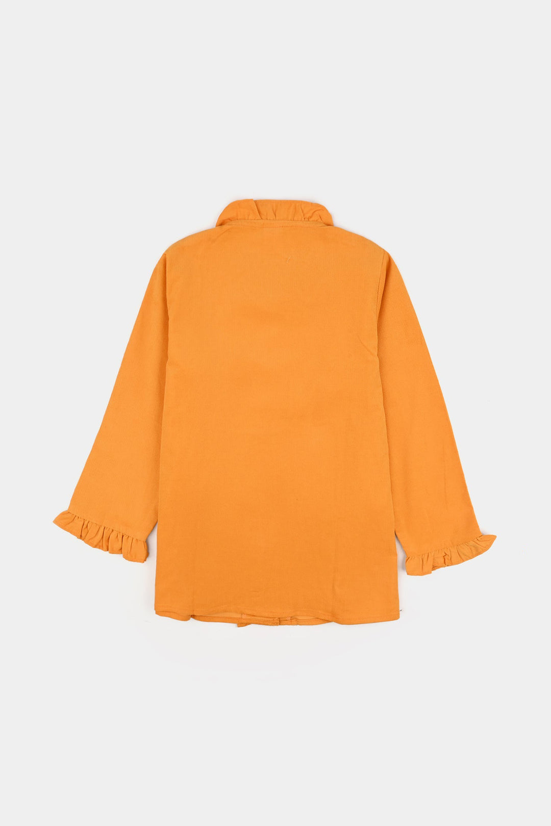 Girls Poly Jersey Casual Top - Yellow