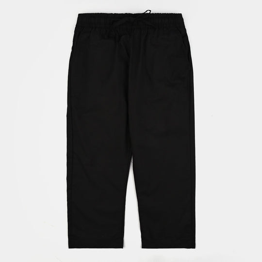 Boys Cotton Pajama-Black