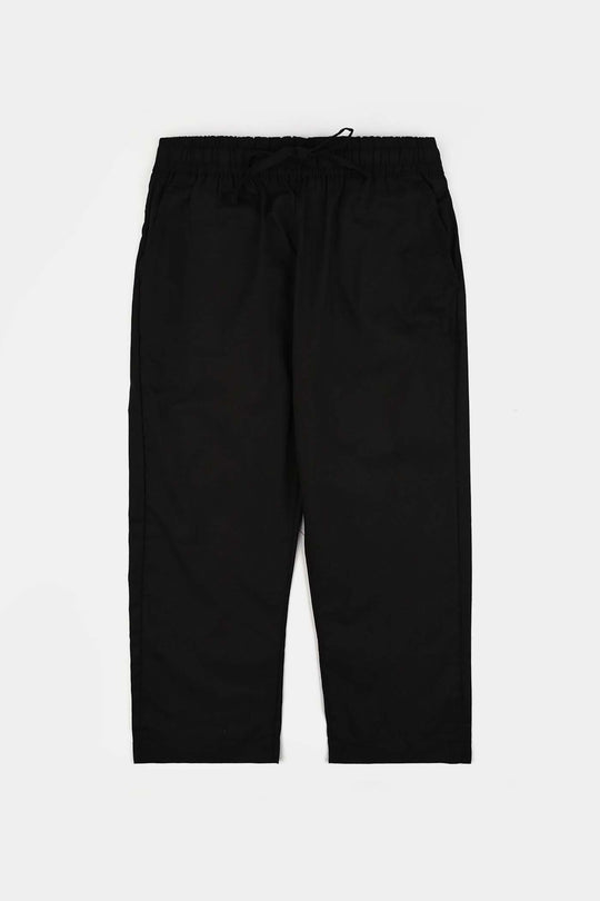 Boys Cotton Pajama - Black
