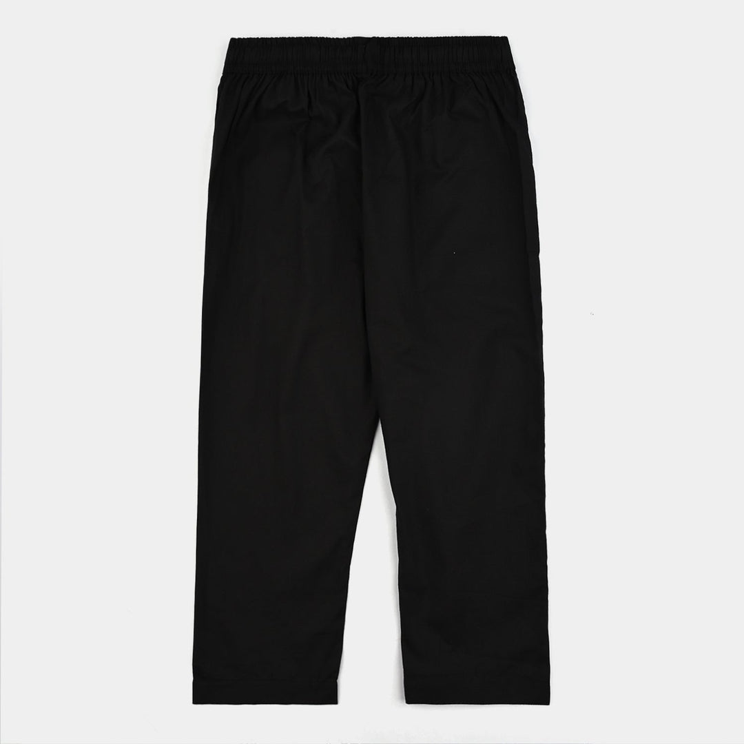 Boys Cotton Pajama-Black