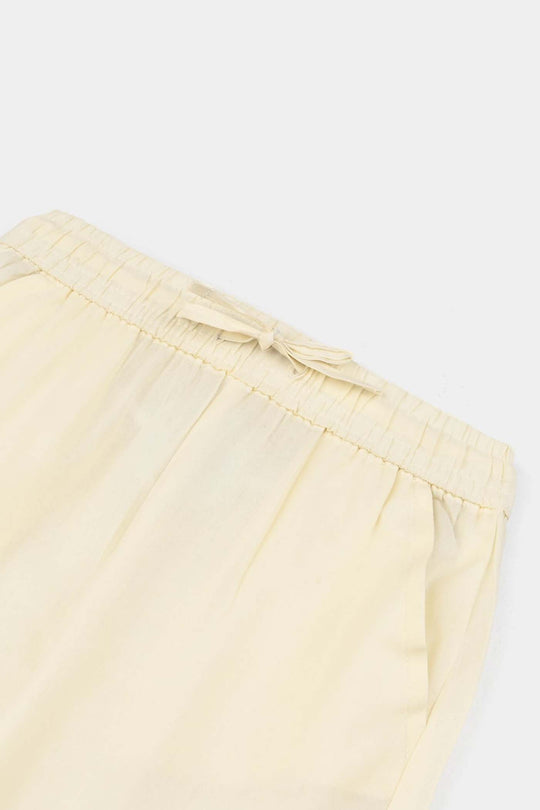 Boys Poly Viscose Pajama - Off White