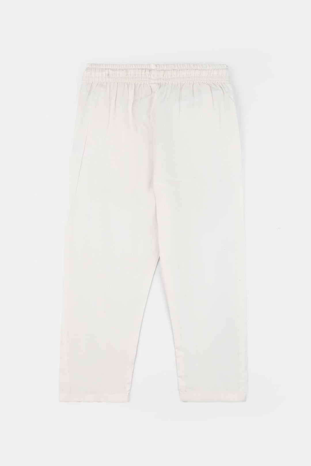 Boys Poly Viscose Pajama - White