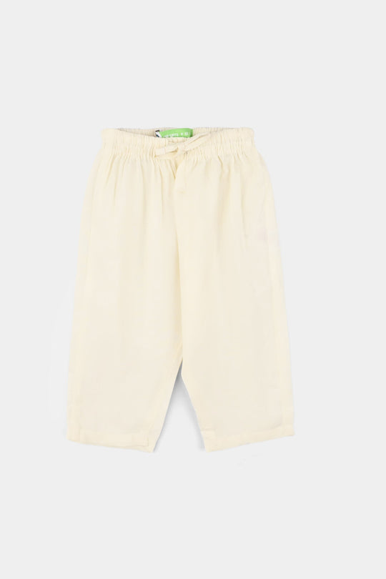 Infant Boys Poly Viscose Pajama-Off White