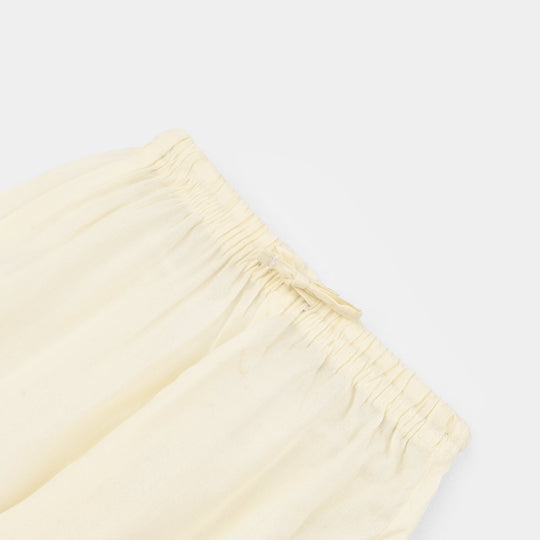 Infant Boys Poly Viscose Pajama-Off White