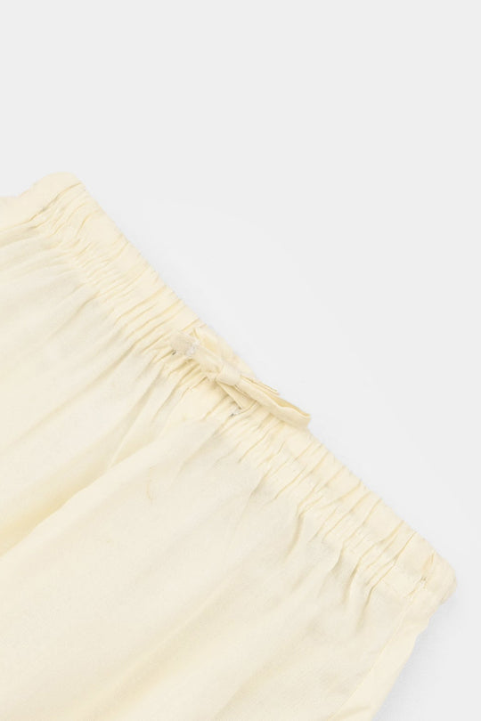 Infant Boys Poly Viscose Pajama-Off White