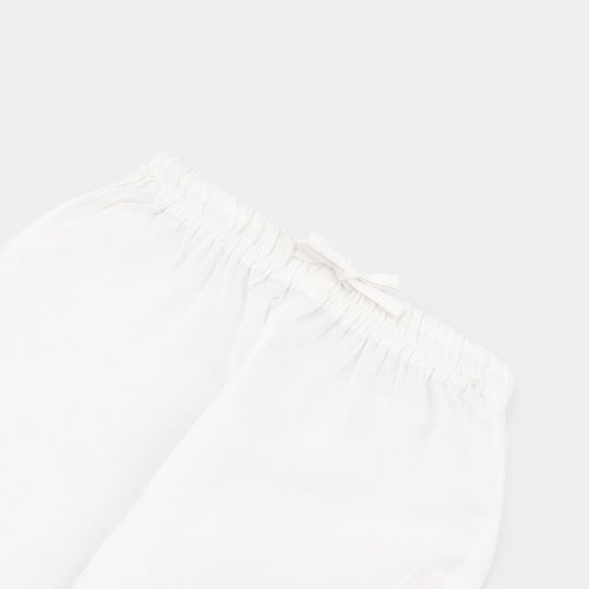 Infant Boys Poly Viscose Pajama-White