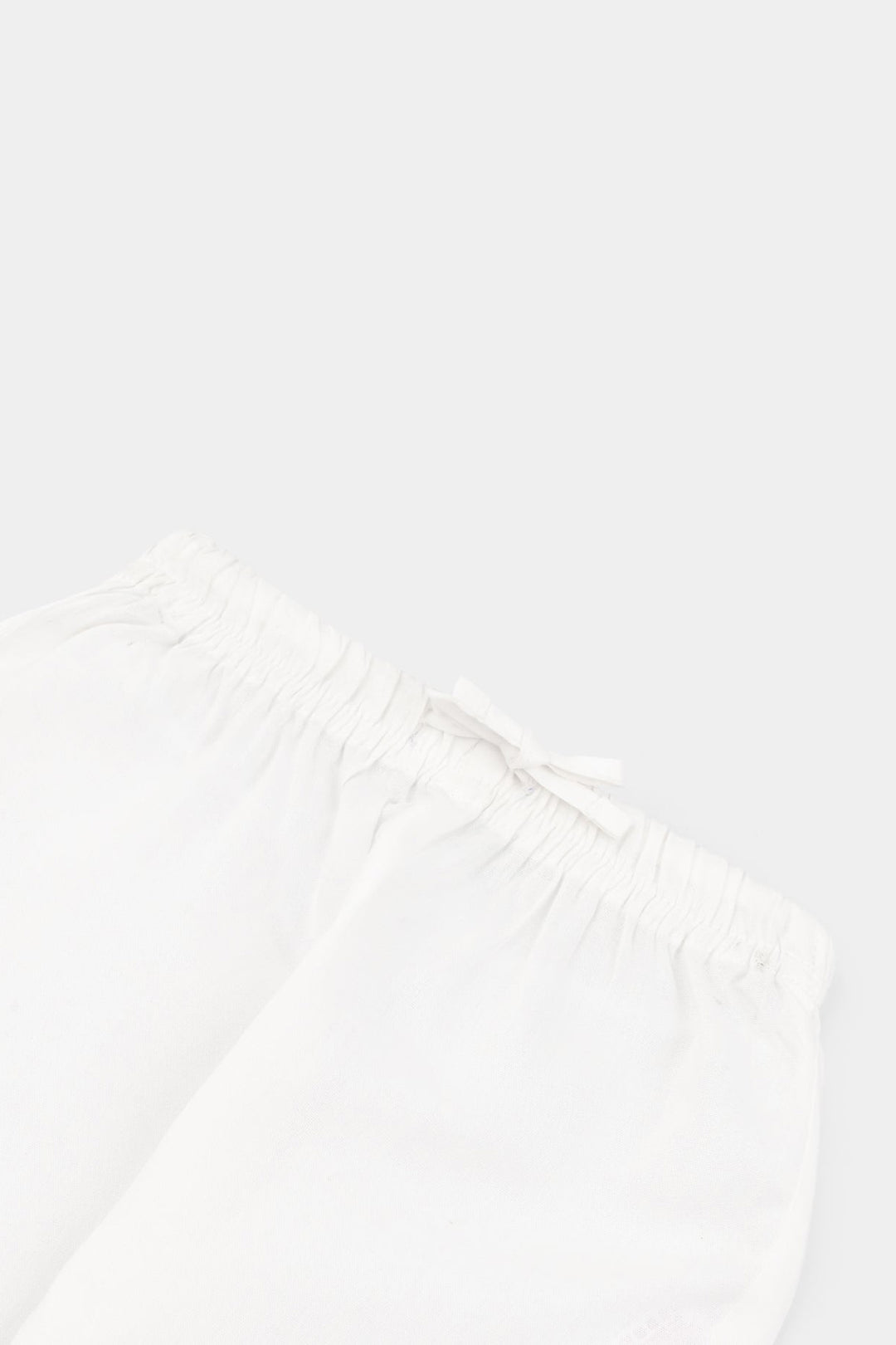 Infant Boys Poly Viscose Pajama-White