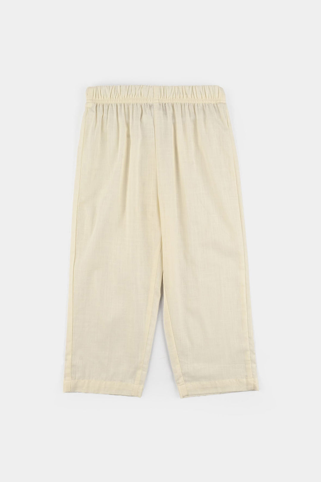 Boys Cotton Slub 3Piece Suit (Blended)-Off.White