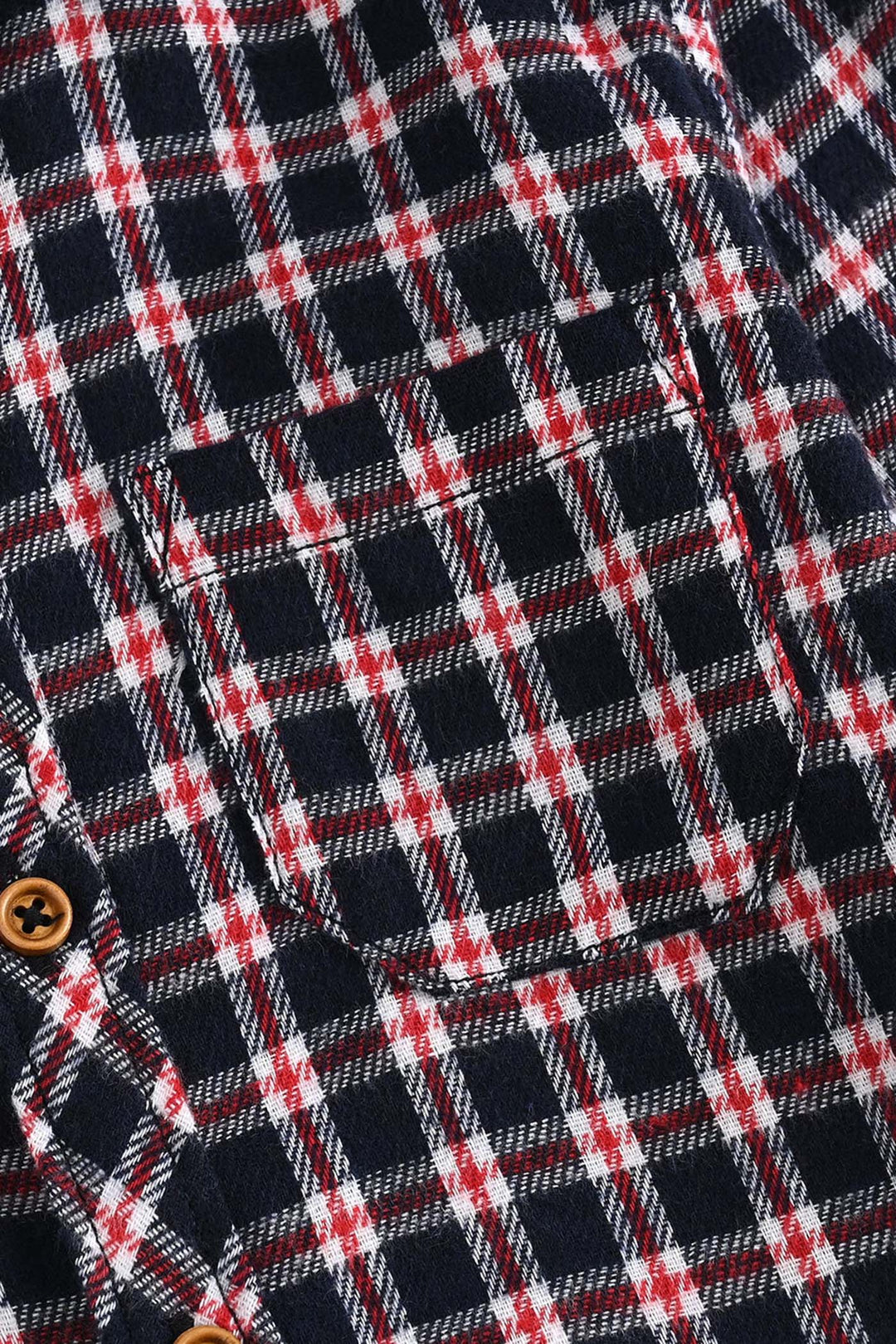 Boys Flannel Shirt (Dark Mode)
