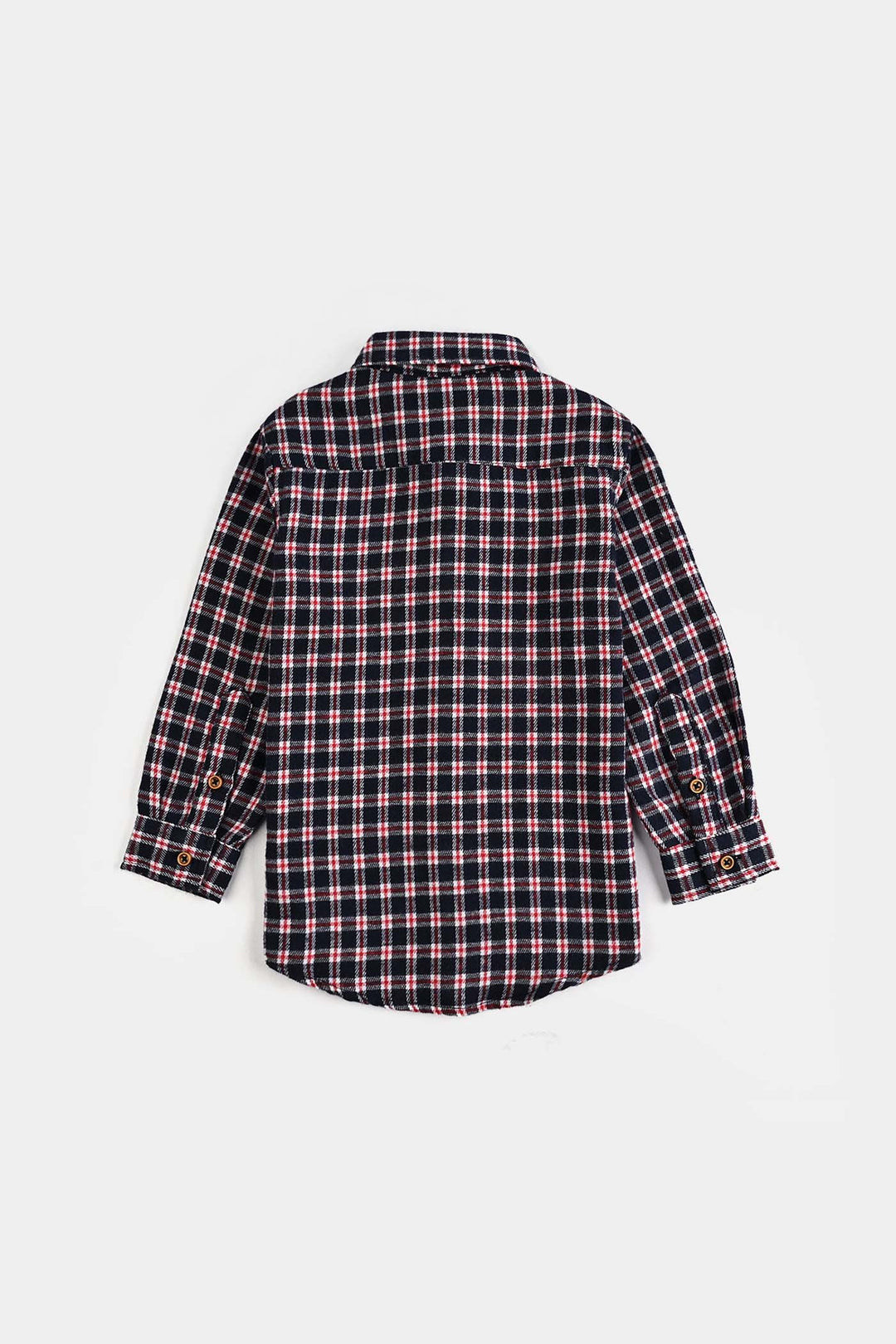 Boys Flannel Shirt (Dark Mode)