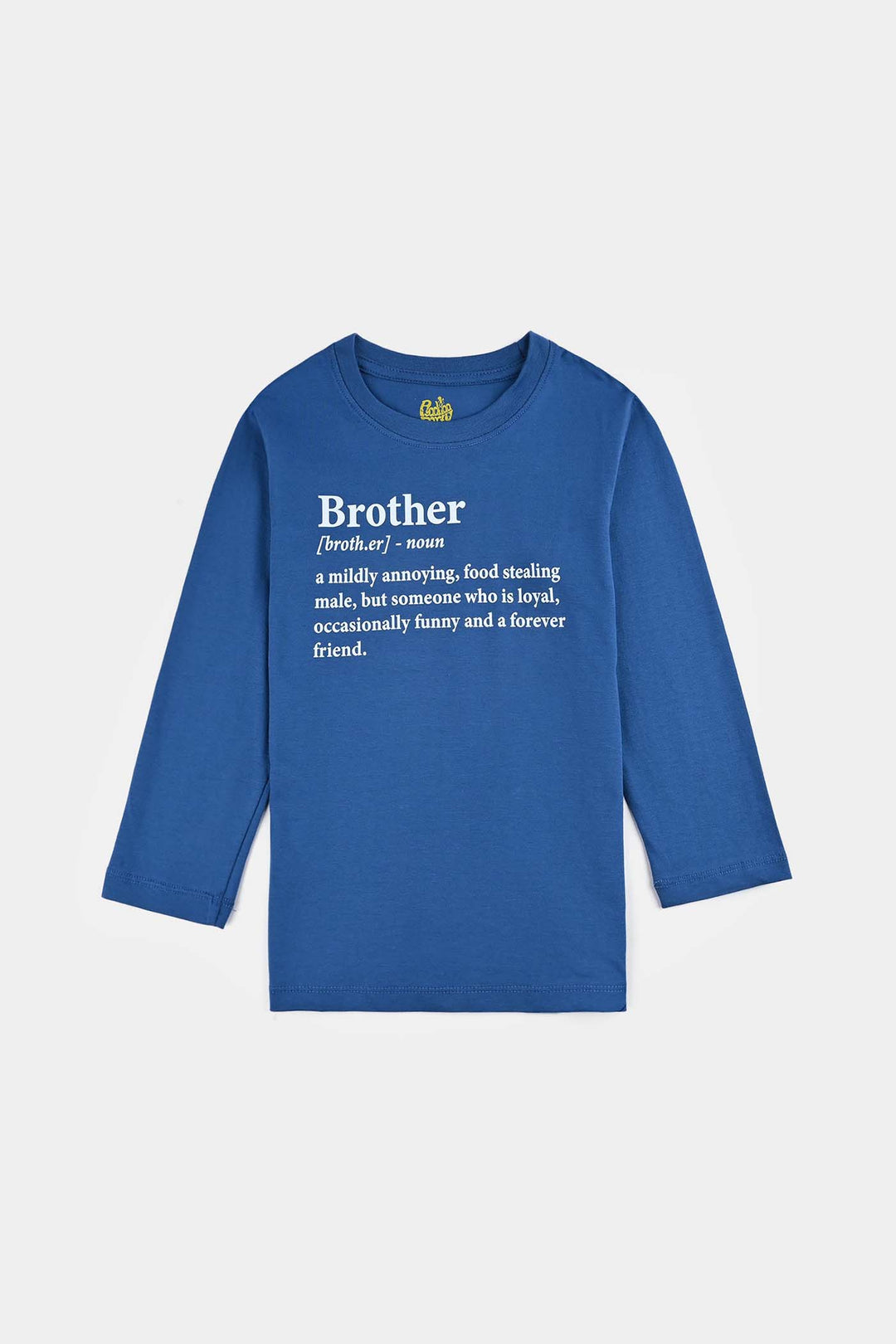 Boys Jersey/Terry T-Shirt F/S Brother-C.Blue
