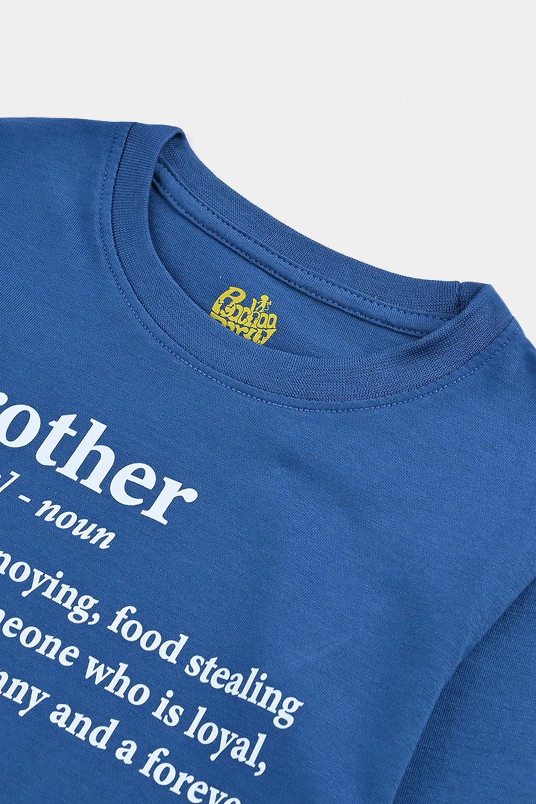 Boys Jersey/Terry T-Shirt F/S Brother-C.Blue