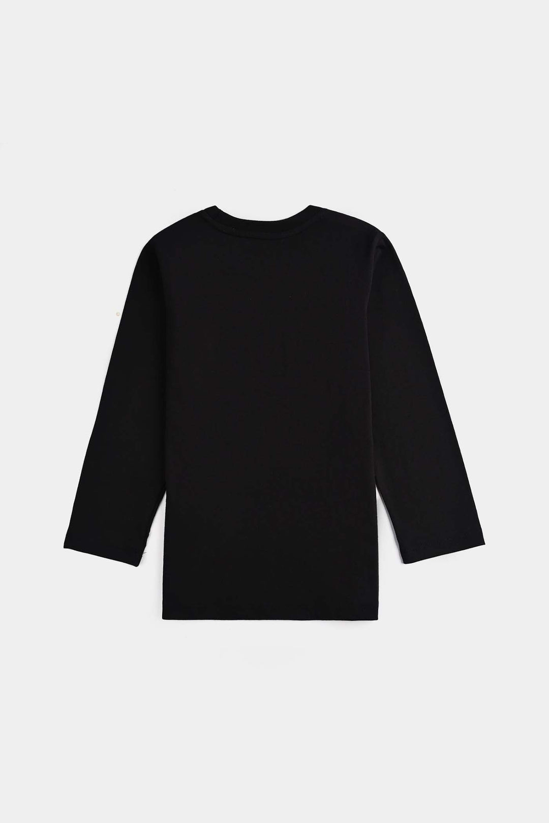 Boys Jersey/Terry T-Shirt F/S Cousins Crew-BLACK