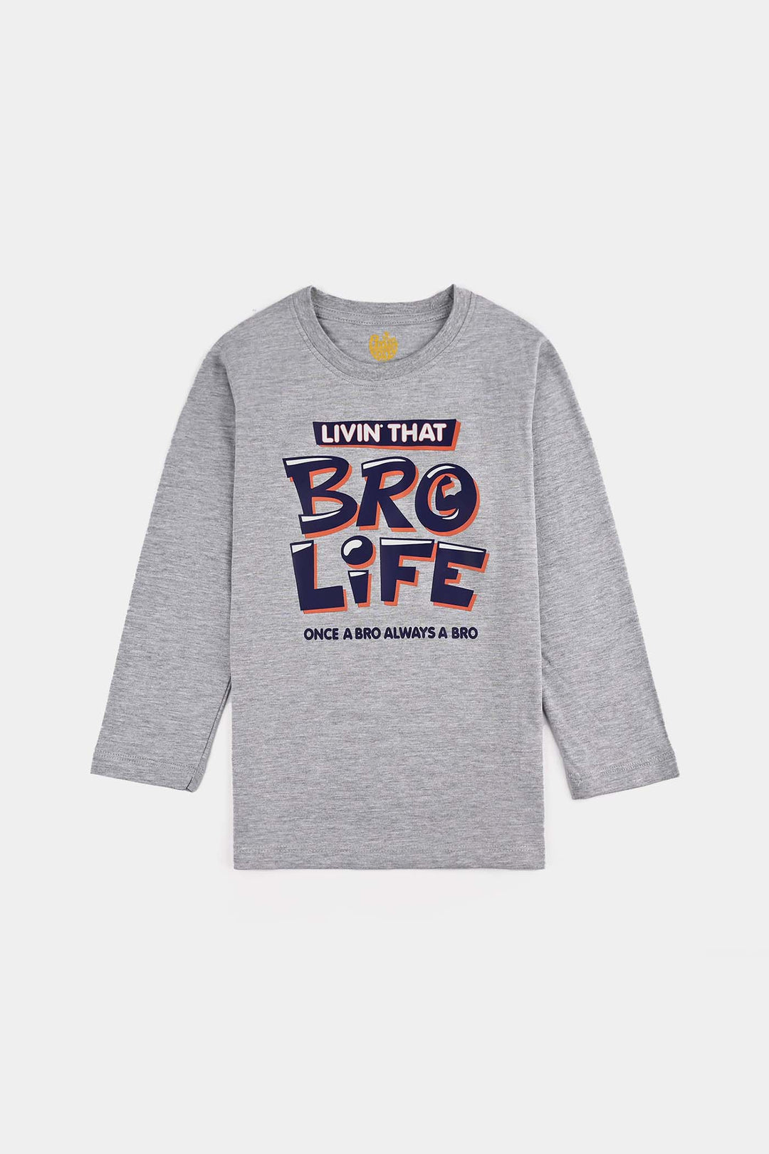 Boys Jersey/Terry T-Shirt F/S Bro Life