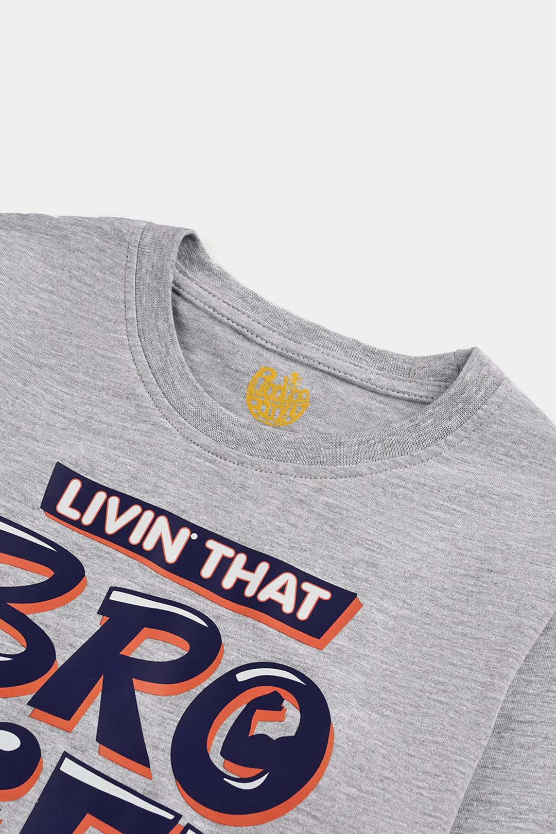 Boys Jersey/Terry T-Shirt F/S Bro Life