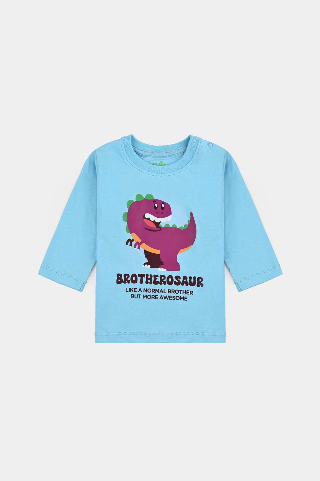 Infant Boys Jersey/Terry T-Shirt Brotherosaur