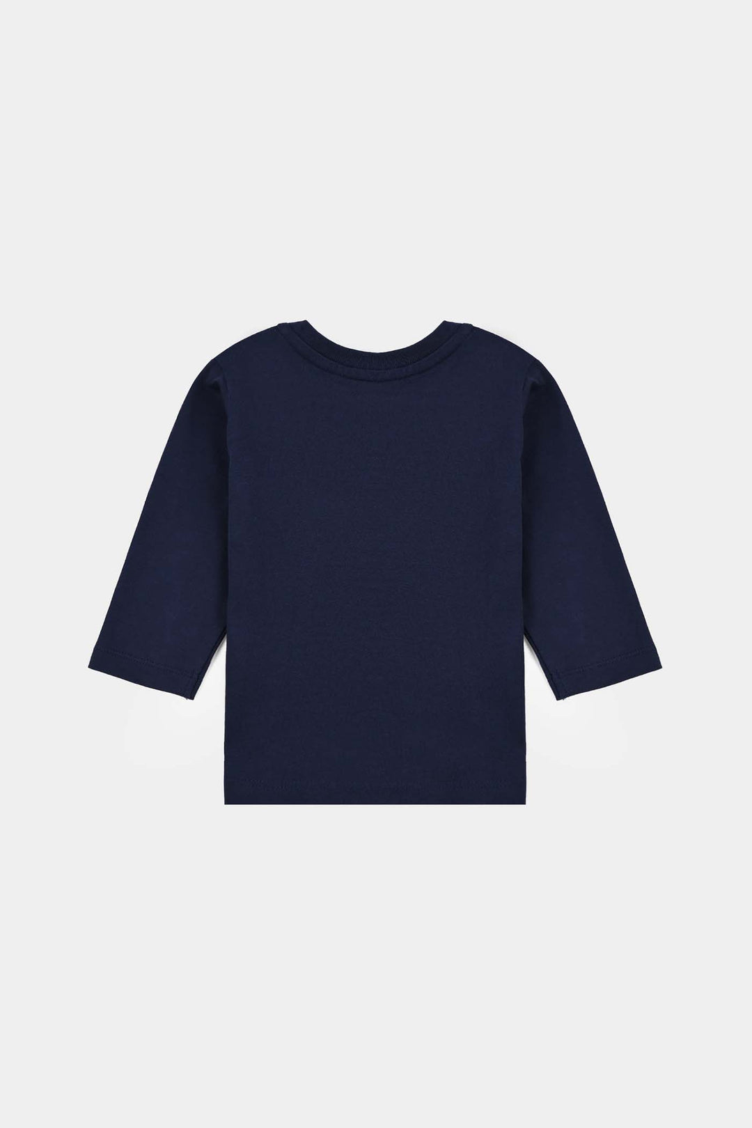Infant Boys Jersey/Terry T-Shirt Lil Bro-NAVY