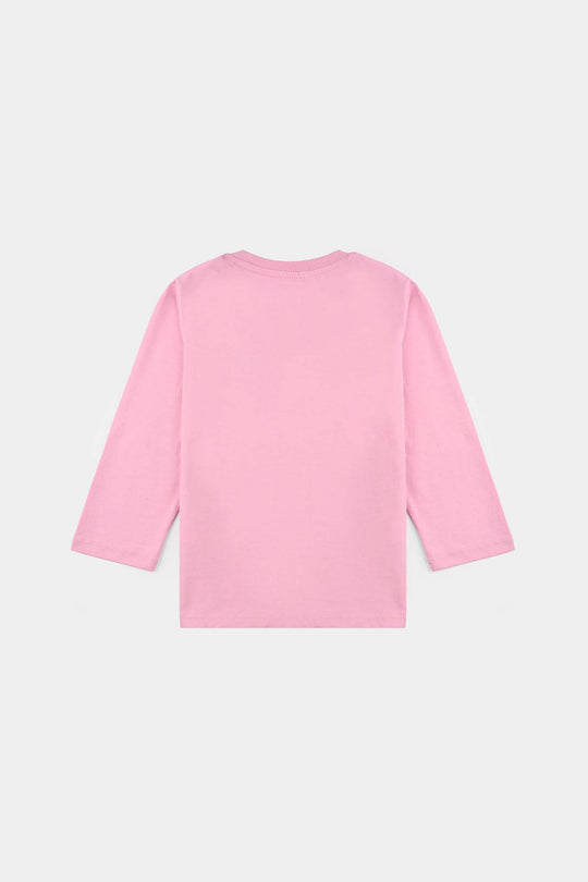 Infant Girls Jersey/Terry T-Shirt - Pink