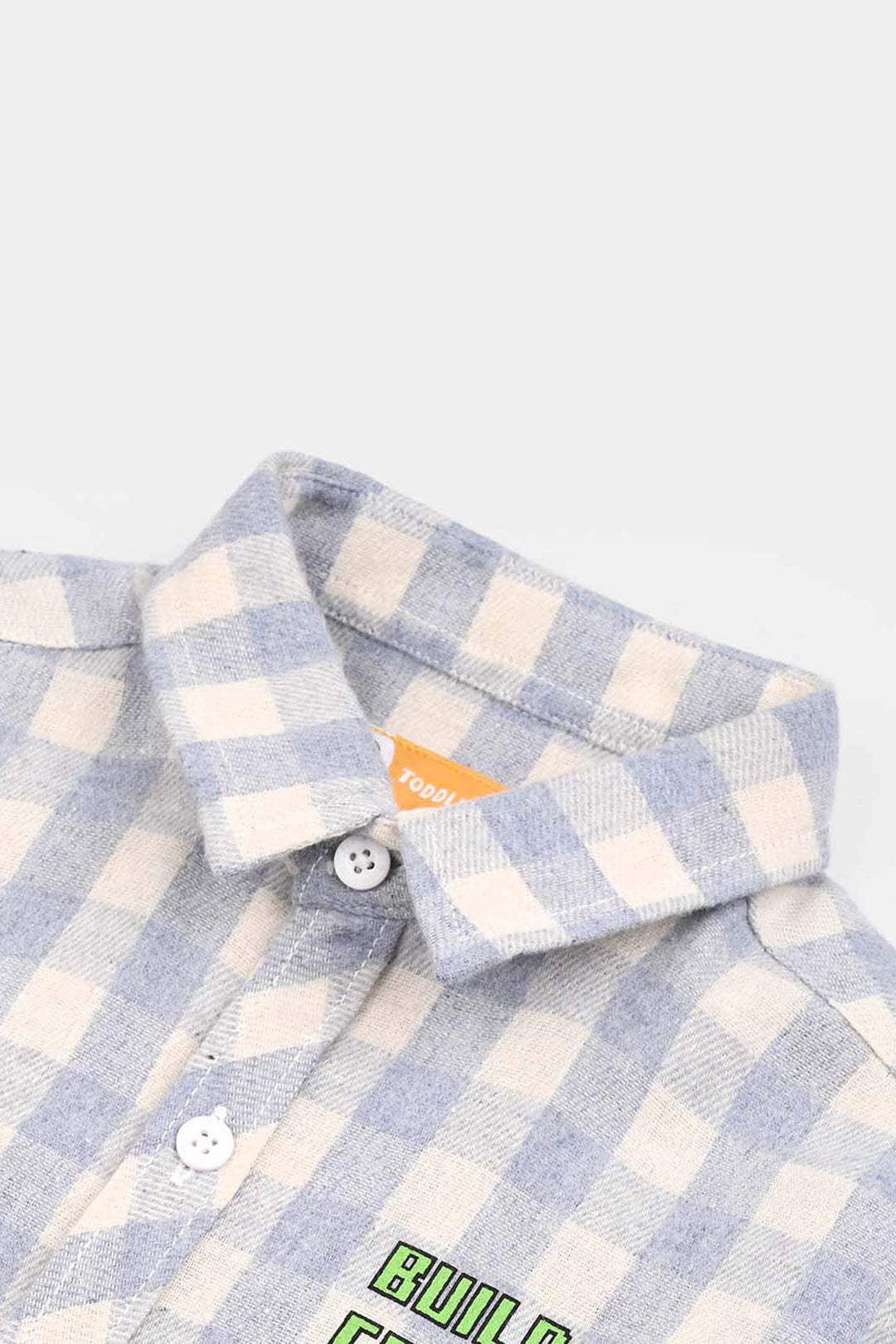 Boys Flannel Shirt-L/BLUE