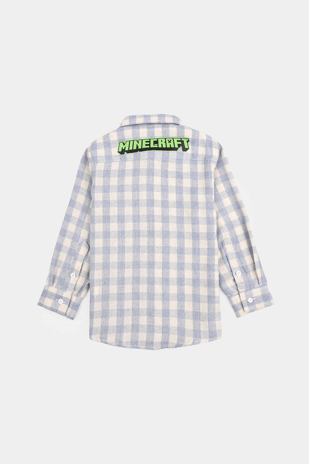 Boys Flannel Shirt-L/BLUE