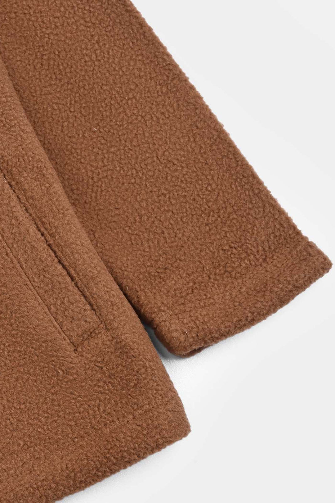 Boys Fleece Jacket Champion-BROWN