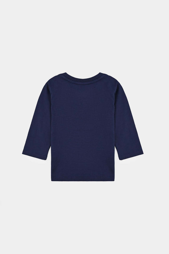 Infant Girls Jersey/Terry T-Shirt F/S Lil SIS-PURPLE