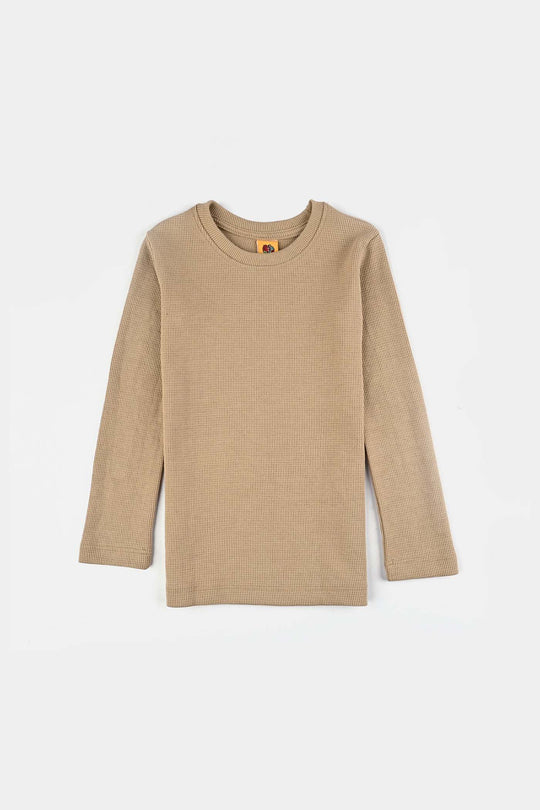 Unisex Thermal Inner Wear Suit - BEIGE