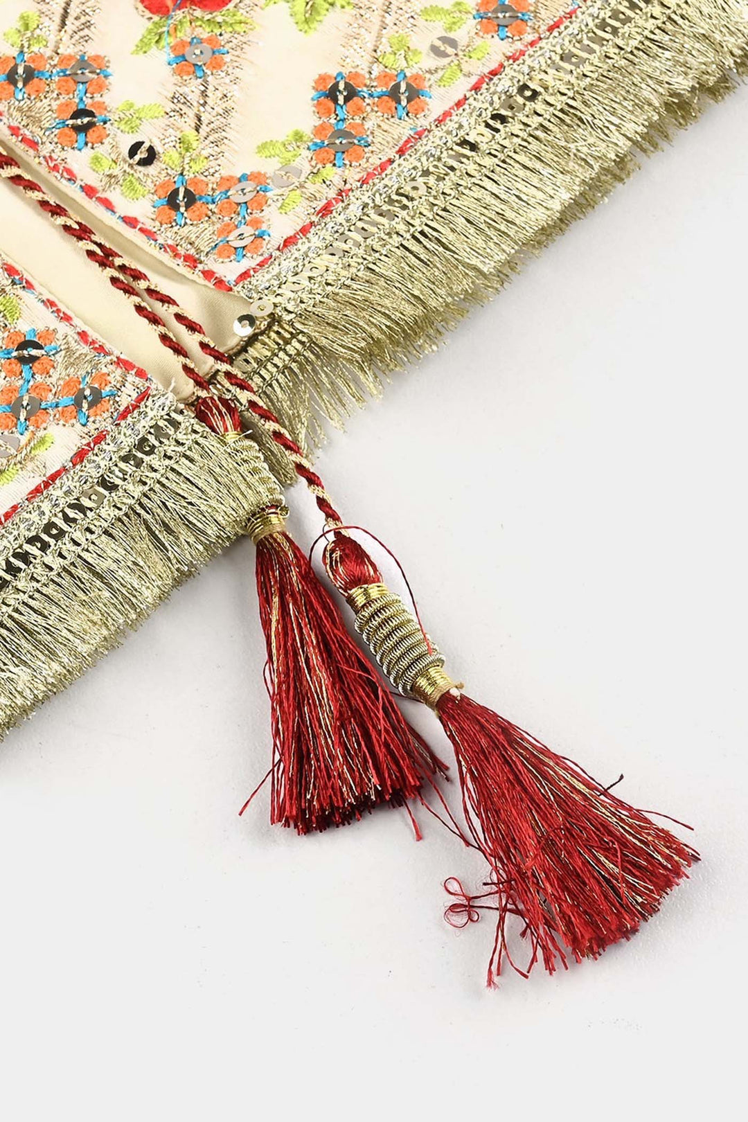 Girls Jacquard 4Pcs - Red