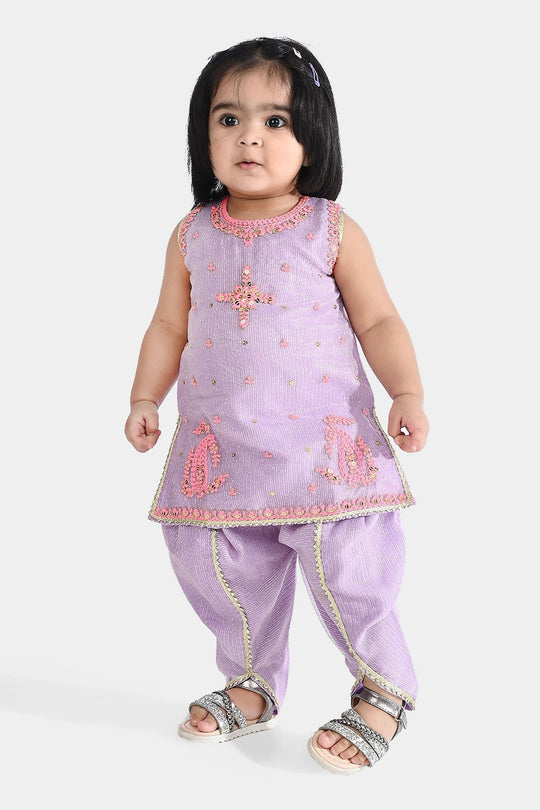 Infant Girls Net Fancy 2Pcs - Lilac/Purple