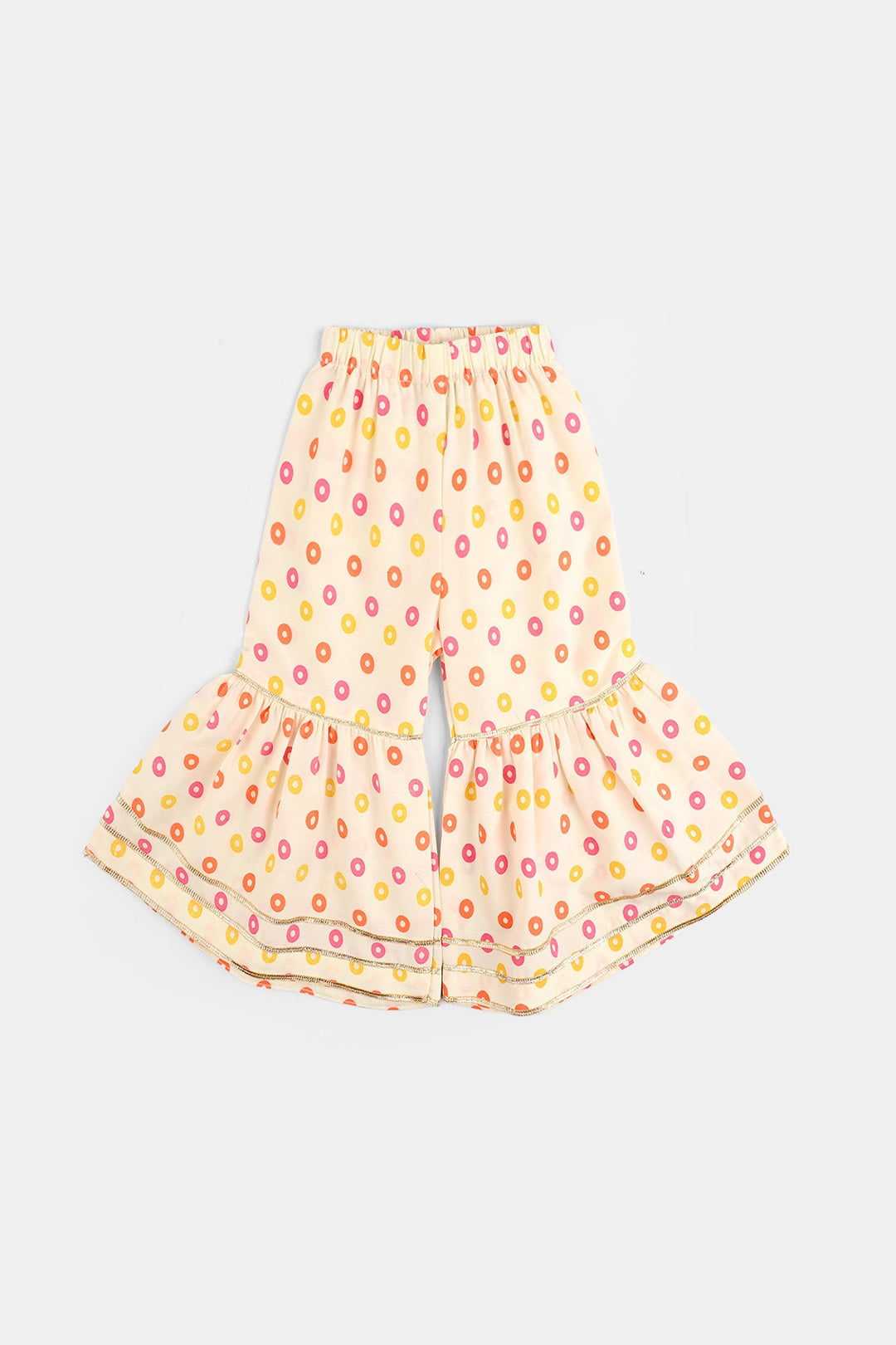 Infant Girls Raw Silk 2Pcs - Cream