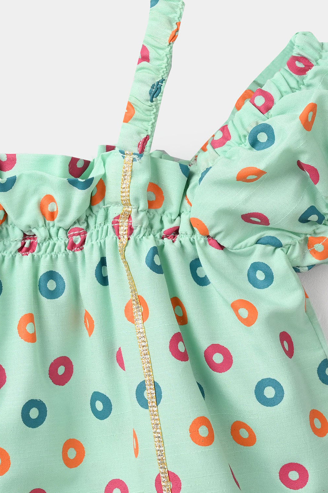 Infant Girls Raw Silk 2Pcs - Mint Green
