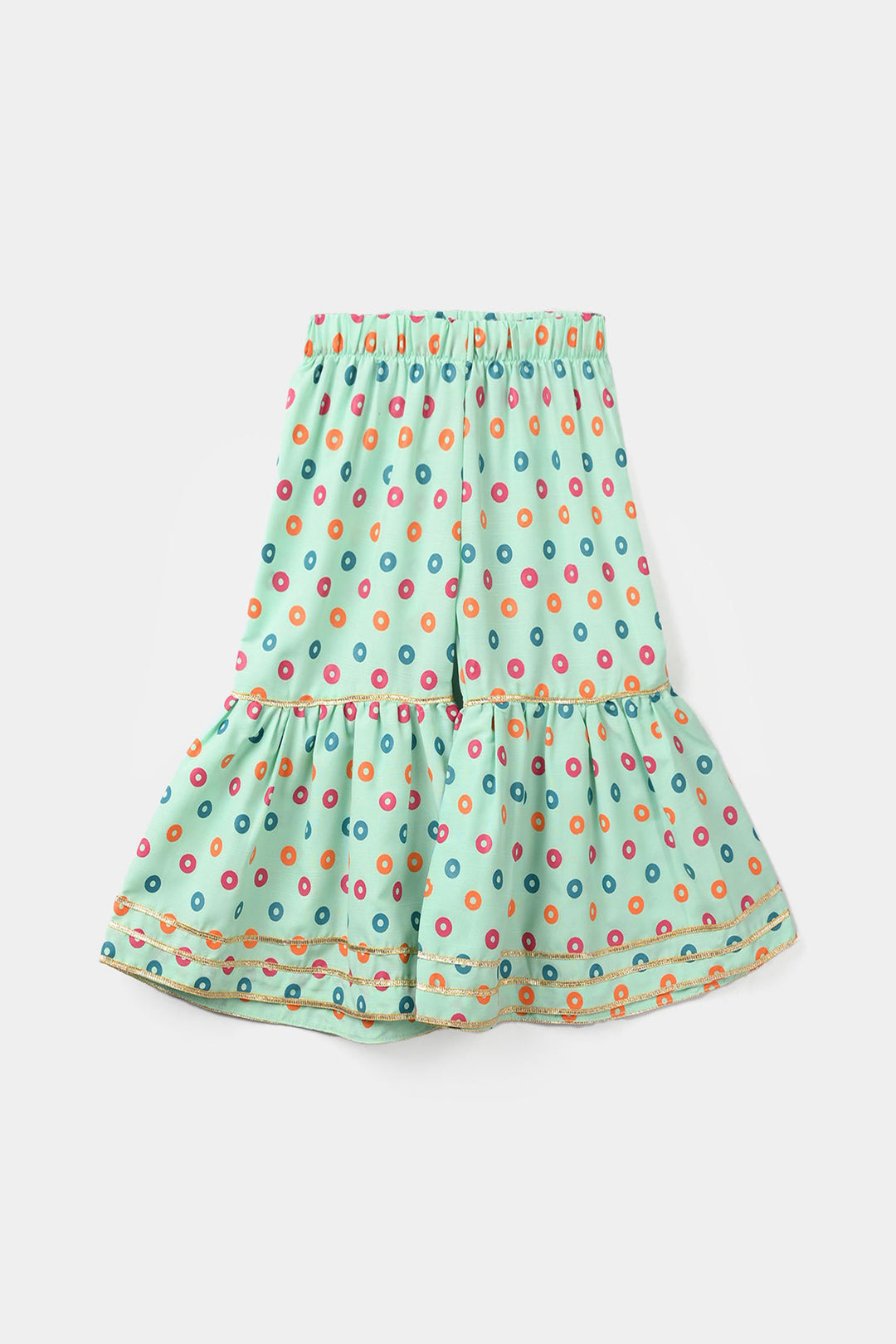 Infant Girls Raw Silk 2Pcs - Mint Green