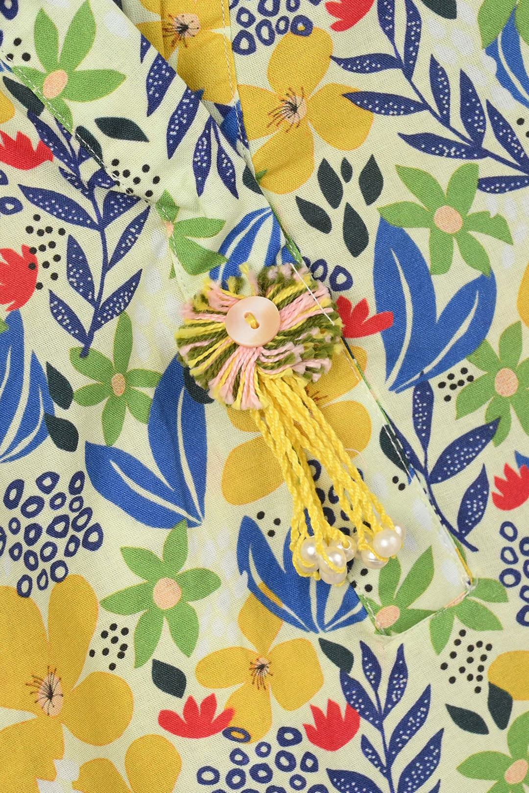 Girls Cotton Printed 2Pcs - Multi