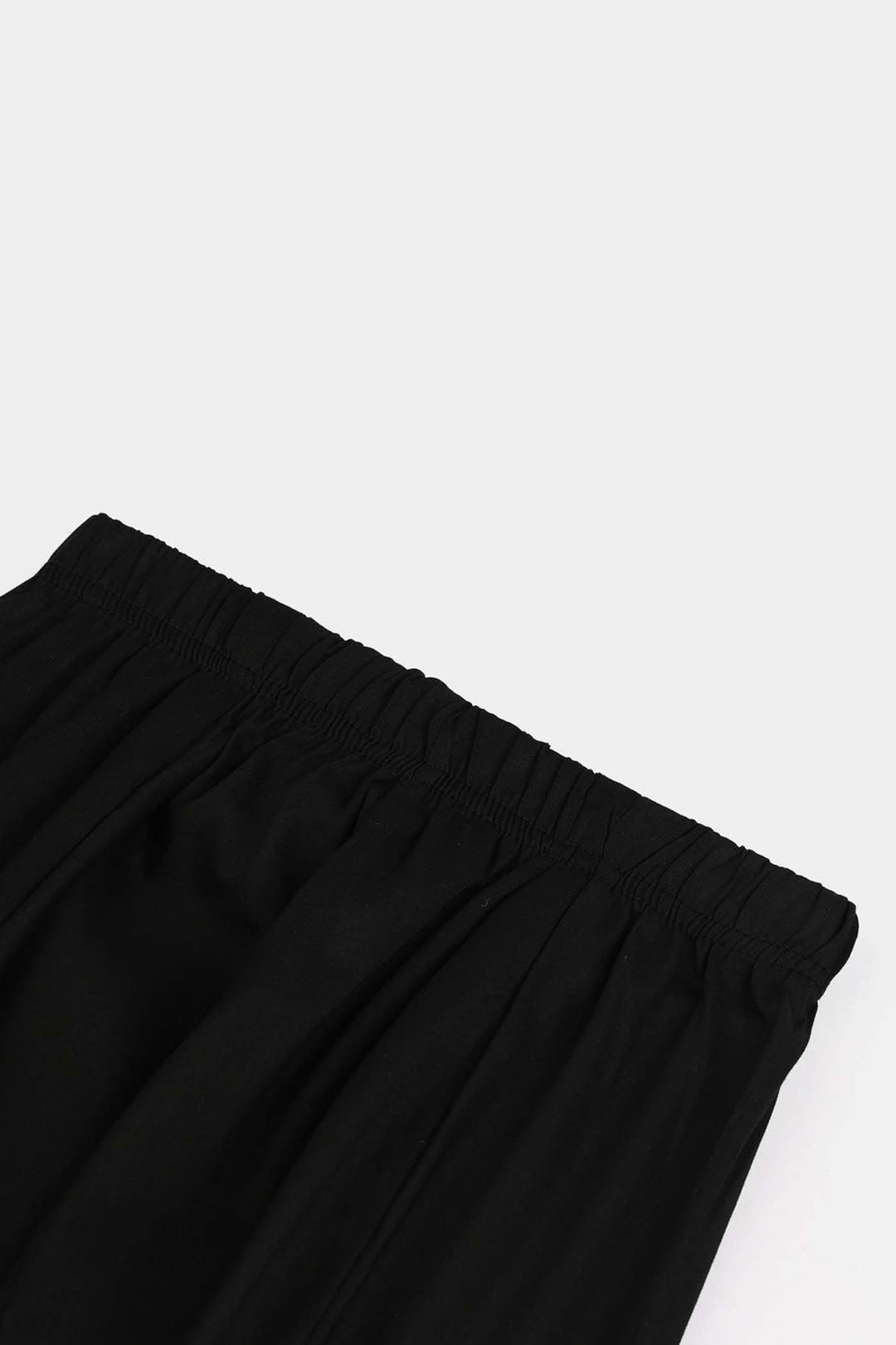 Girls Cotton Tulip Pant  - BLACK