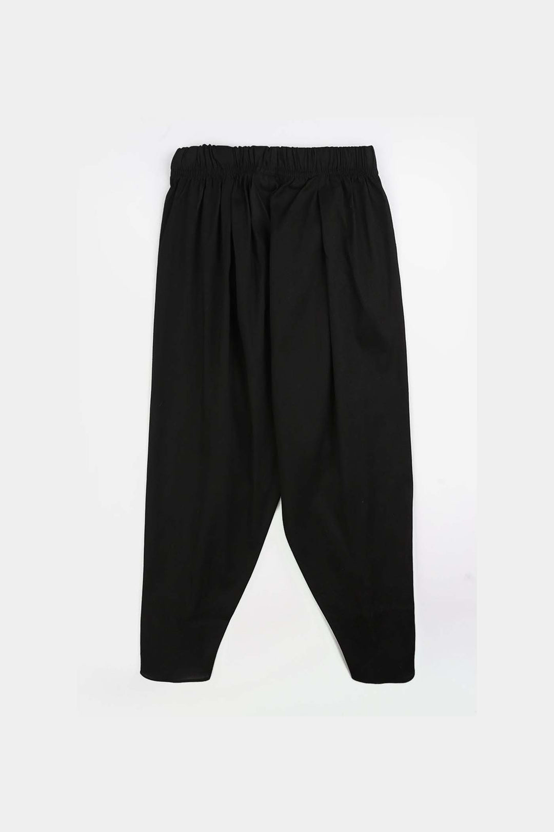 Girls Cotton Tulip Pant  - BLACK