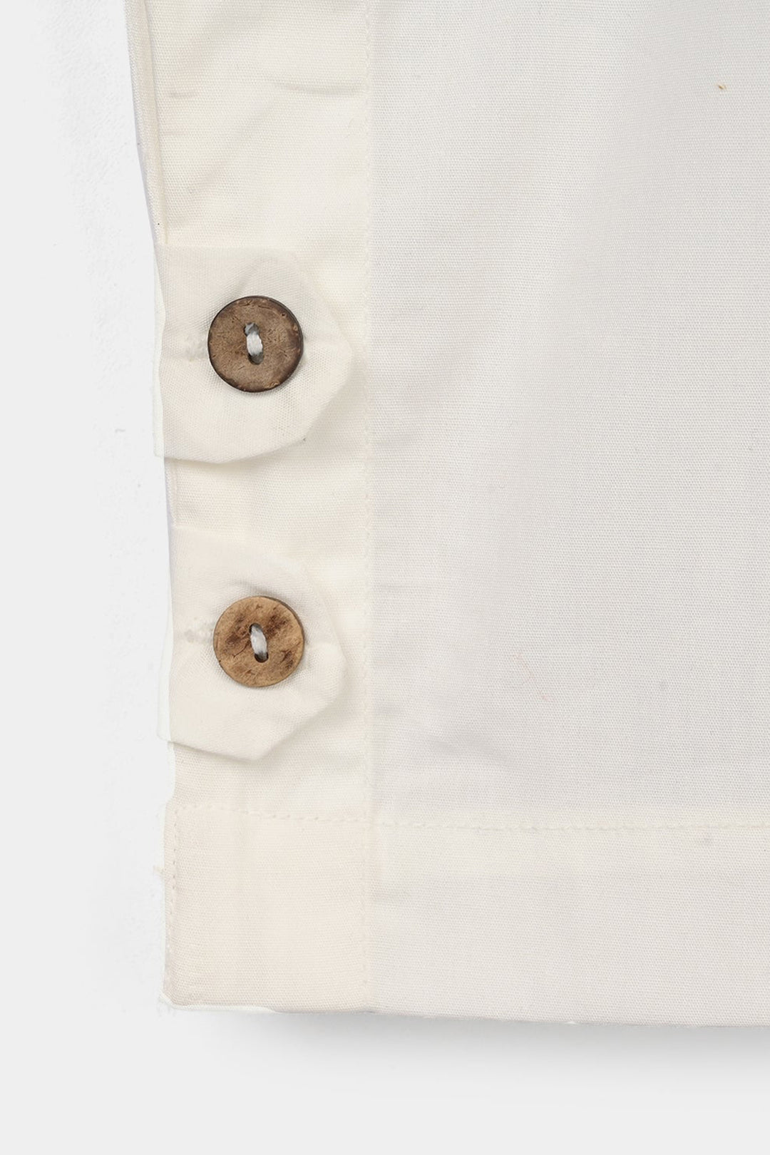 Girls Cotton Pants - White