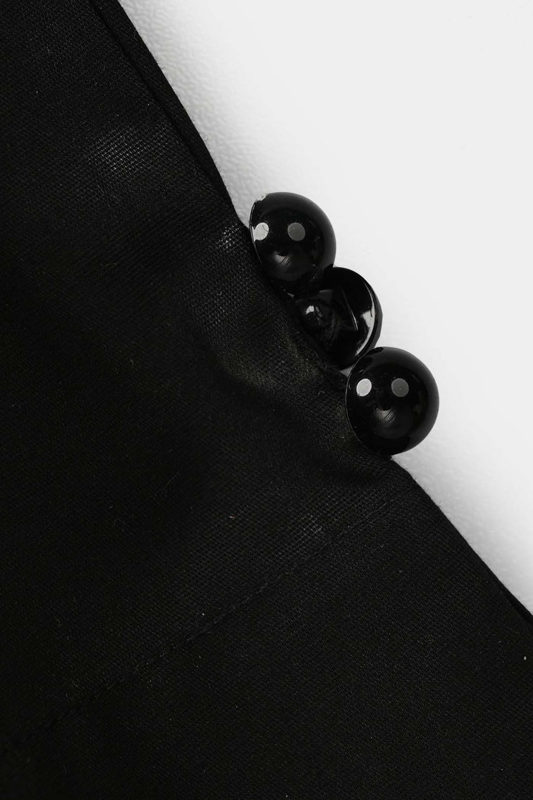 Girls Cotton Culottes Round - Black