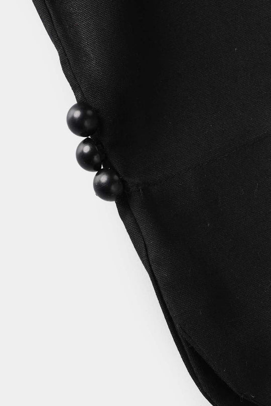 Infant Girls Cotton Culottes Round (Black)