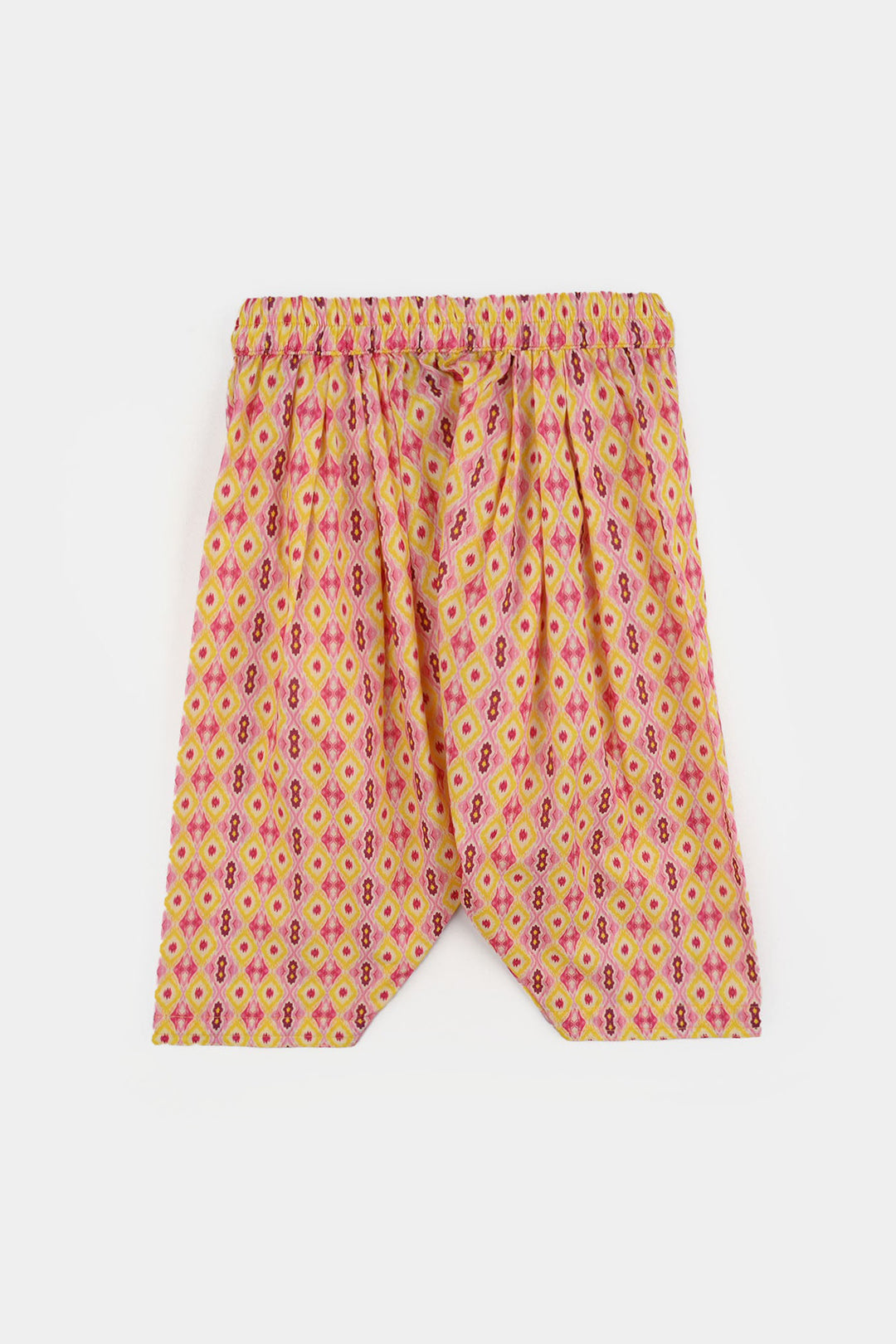 Infant Girls Cotton Printed 2Pcs Ikhat-Multi