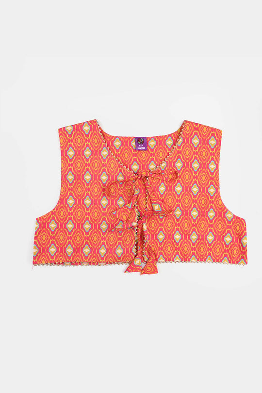 Teens Girls Cotton Printed 3Pcs Koti - Multi