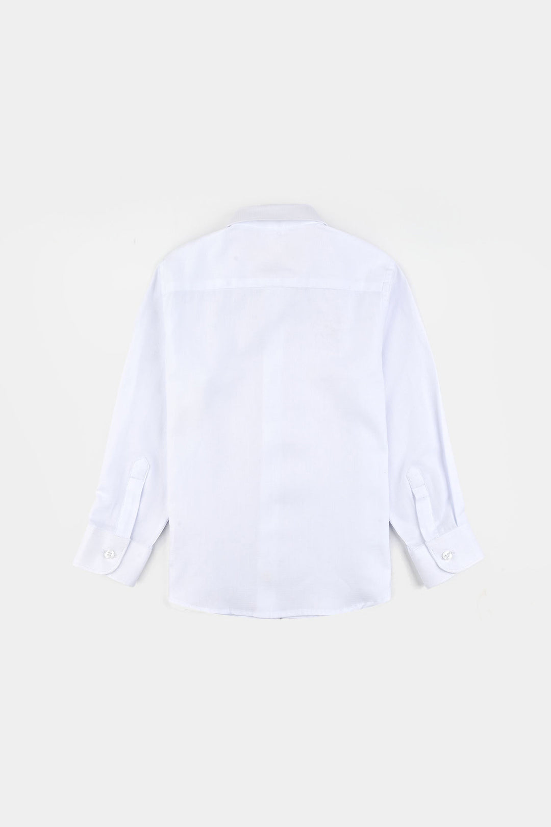 Boys Dobby Formal Shirt - White