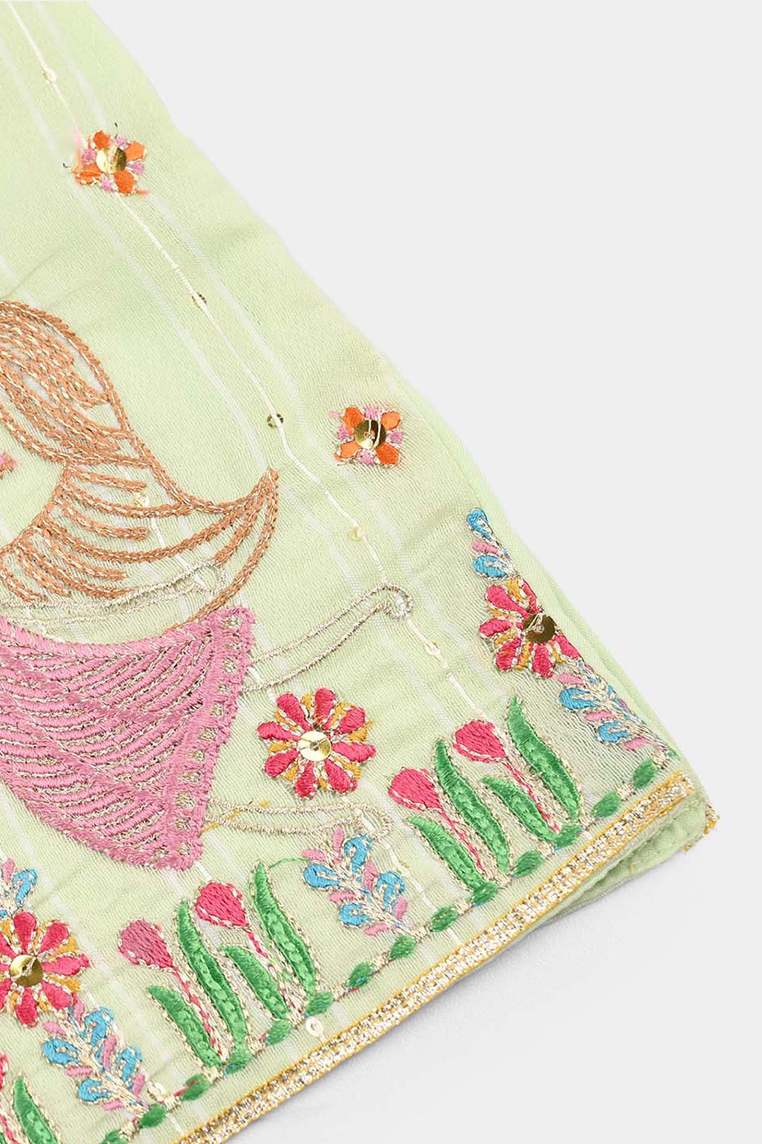 Infant Girls Poly Viscose 2Pcs (Gulistaan) – Pista