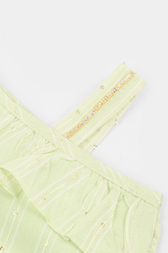 Infant Girls Poly Viscose 2Pcs (Gulistaan) – Pista