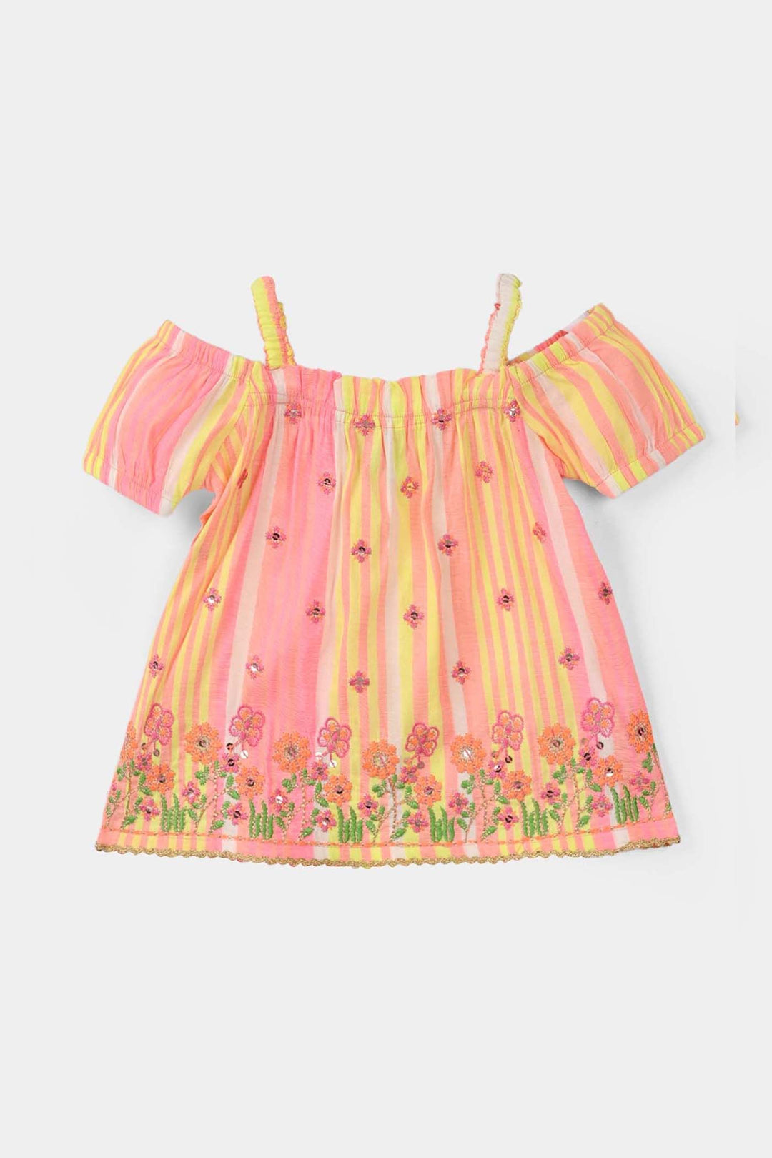 Infant Girls Poly Viscose 2-Piece Set (Candy Land) - Multi