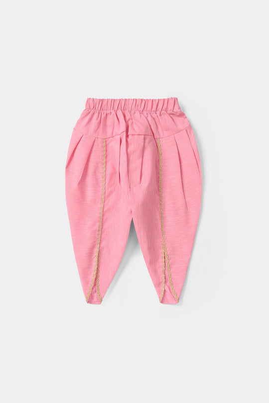 Infant Girls Poly Viscos 2Pcs Shingaar - Pink
