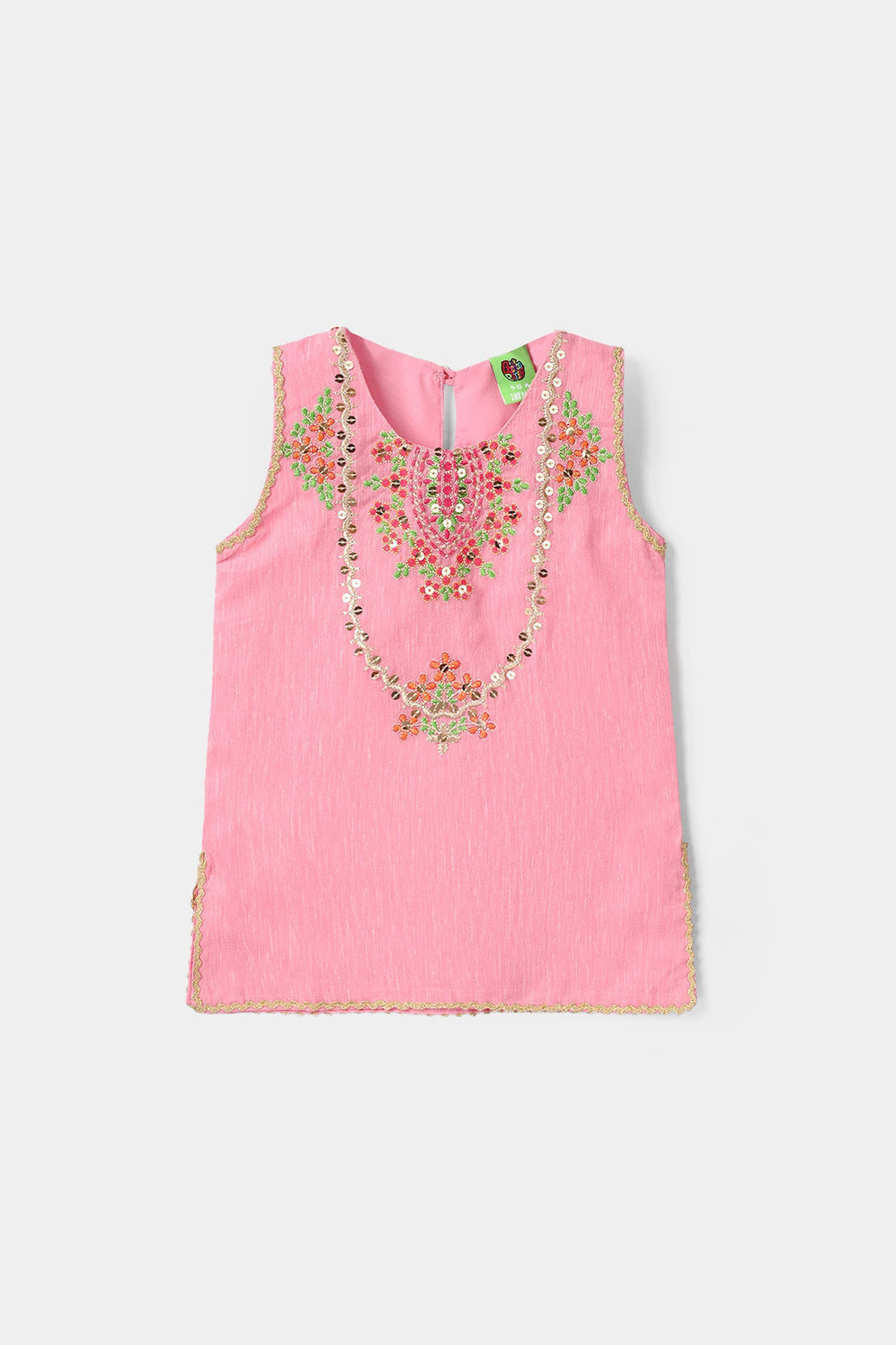 Infant Girls Poly Viscos 2Pcs Shingaar - Pink