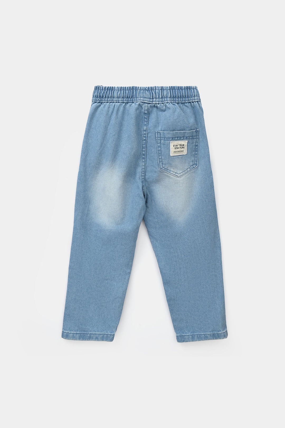 Boys Denim Stretch Pants (Stay True) - Light Blue