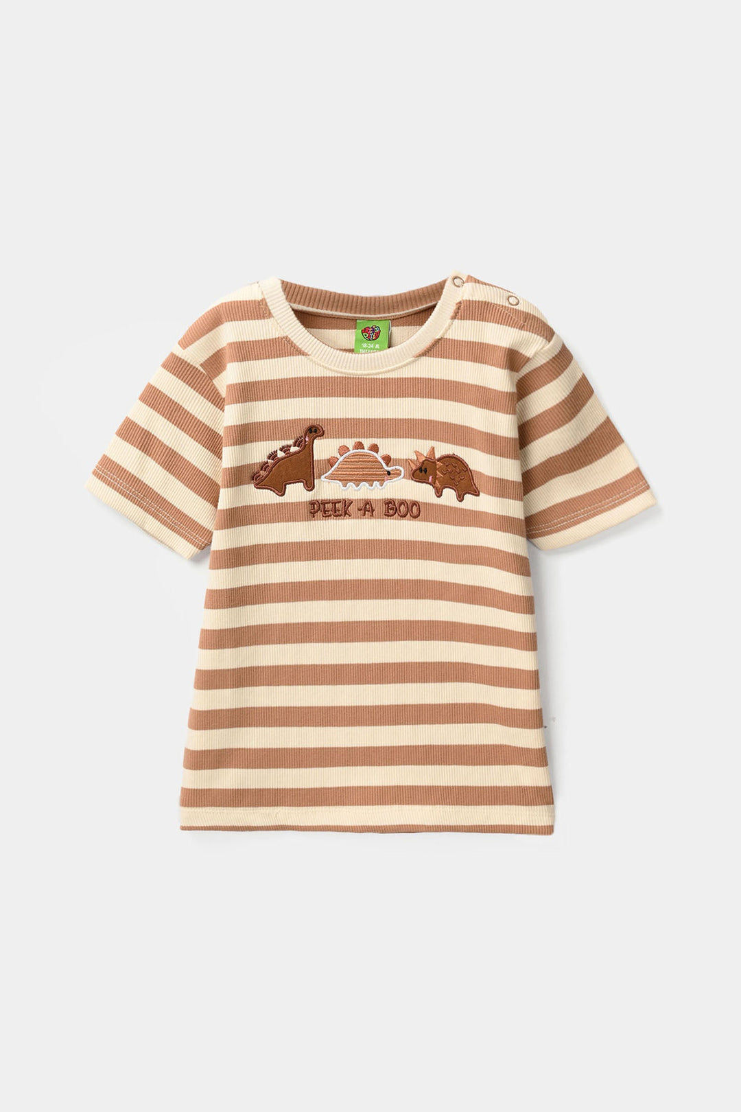 Infant Boys Rib Knitted Suit - Brown